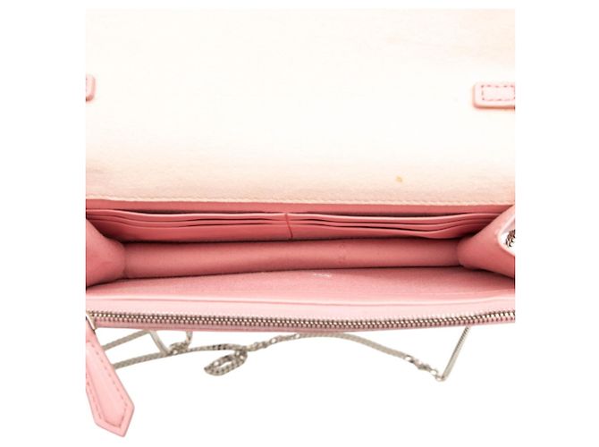 Fendi Chain Shoulder Bag Wallet Pink - Ansicht 4