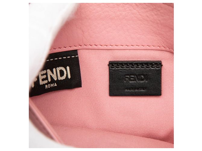 Fendi Chain Shoulder Bag Wallet Pink - Ansicht 5