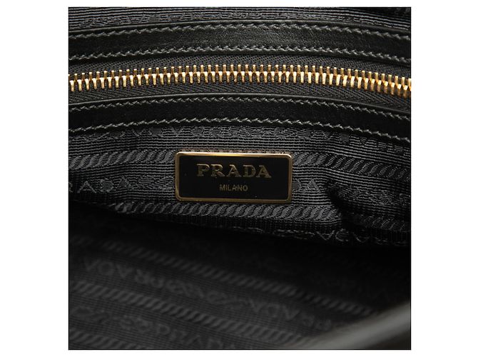 Prada Logo Tote Bag Handtasche Schwarz - Ansicht 5