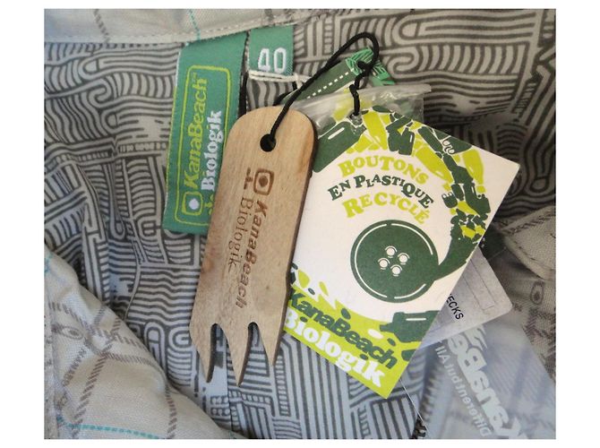 Autre Marque Parka Kanabeach Biologik Blanco Beige - vista 2