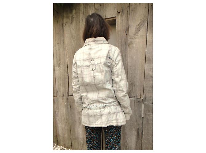 Autre Marque Parka Kanabeach Biologik Blanco Beige - vista 5