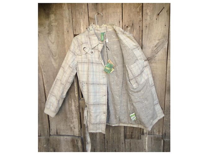 Autre Marque Parka Kanabeach Biologik Blanco Beige - vista 6