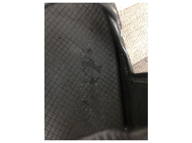 Chanel Sandali in Tweed Logo CC Nero Bianco - vista 10