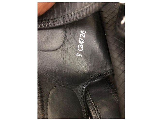 Chanel Sandali in Tweed Logo CC Nero Bianco - vista 12