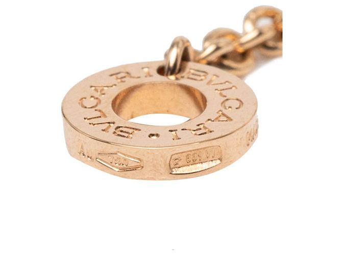 Bulgari Bvlgari Perlmutt- und Diamantanhänger-Halskette - vista 5