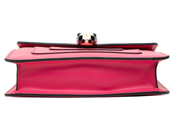 Bulgari Borsa a tracolla con catena Bvlgari Serpenti Forever Rosa - vista 3