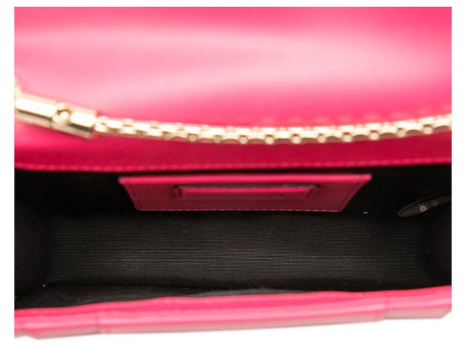 Bulgari Borsa a tracolla con catena Bvlgari Serpenti Forever Rosa - vista 4