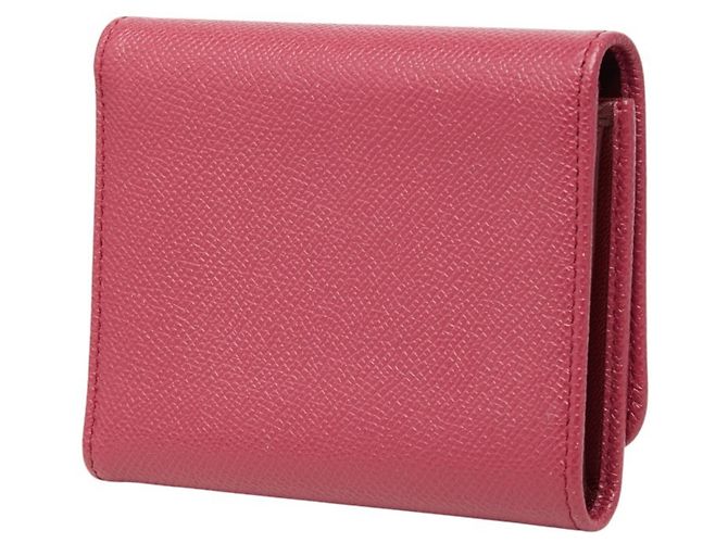 Bulgari Cartera tríptico de cuero rosa Bvlgari - vista 2