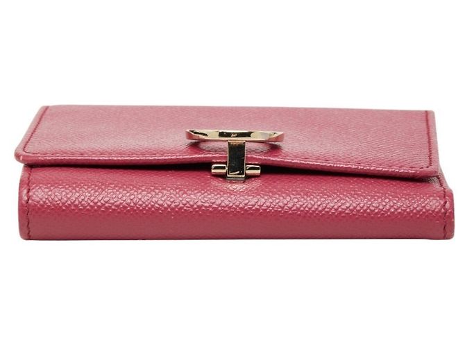 Bulgari Cartera tríptico de cuero rosa Bvlgari - vista 3