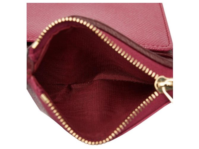 Bulgari Cartera tríptico de cuero rosa Bvlgari - vista 7