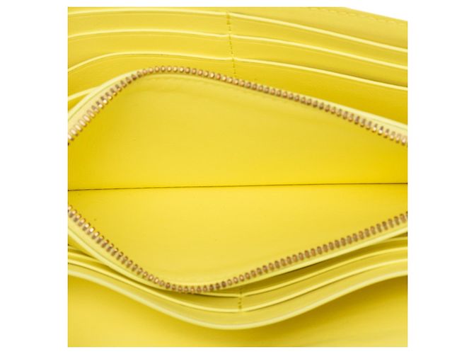 Cartera larga Intrecciato Bottega Veneta Amarillo - vista 6