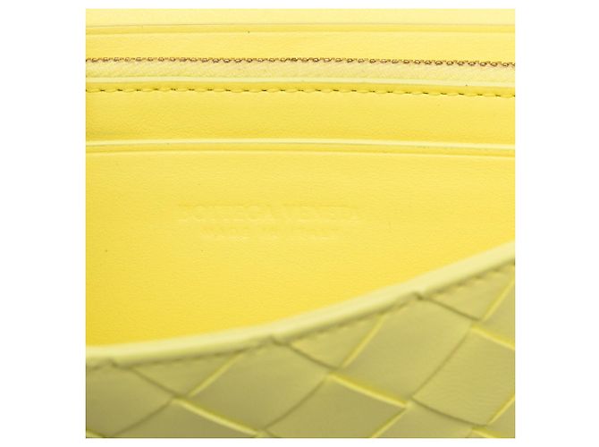 Cartera larga Intrecciato Bottega Veneta Amarillo - vista 7