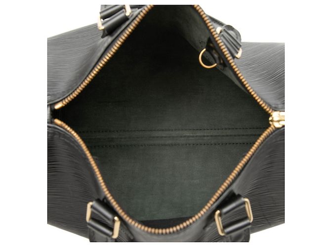 Borsa Louis Vuitton Epi Speedy 25 Mini Boston Nero - vista 4