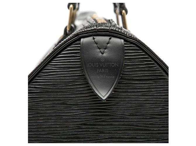 Borsa Louis Vuitton Epi Speedy 25 Mini Boston Nero - vista 5