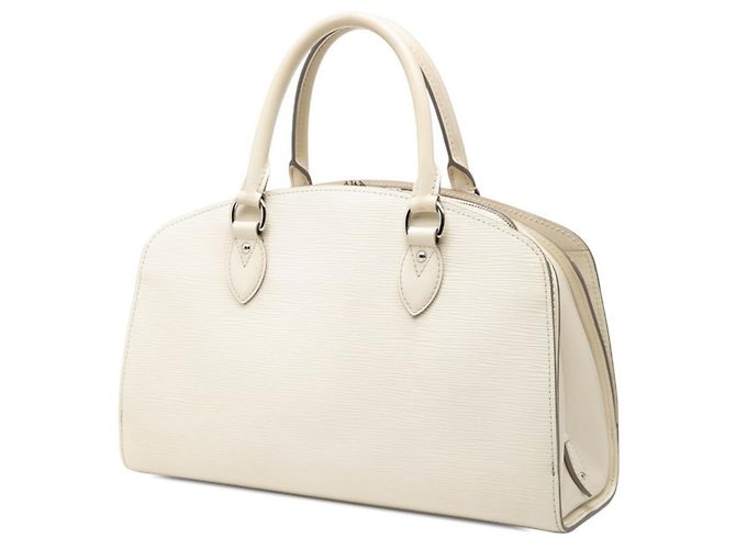 Sac à main Louis Vuitton Epi Pont Neuf PM Blanc Blanc cassé - vue 2