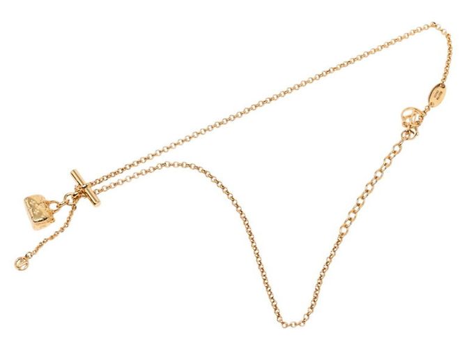 Collana LV Speedy Louis Vuitton D'oro - vista 3