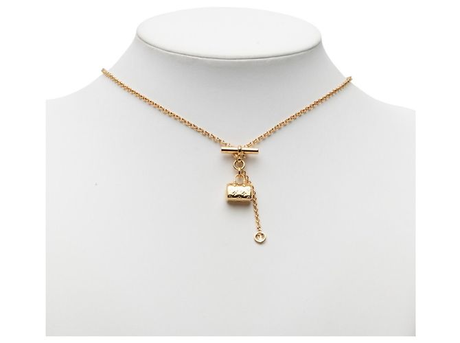 Collana LV Speedy Louis Vuitton D'oro - vista 7