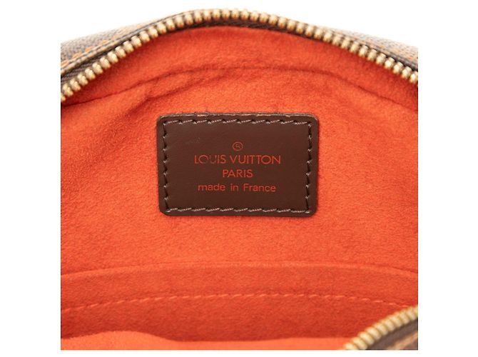Borsa a tracolla Louis Vuitton Damier Ipanema PM Marrone - vista 7