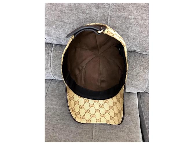 Gucci GG Monogram Baseballkappe Braun - Ansicht 10