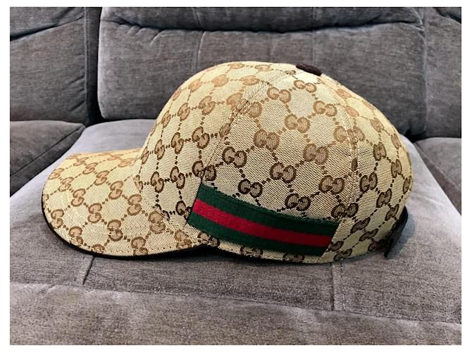 Gucci GG Monogram Baseballkappe Braun - Ansicht 2