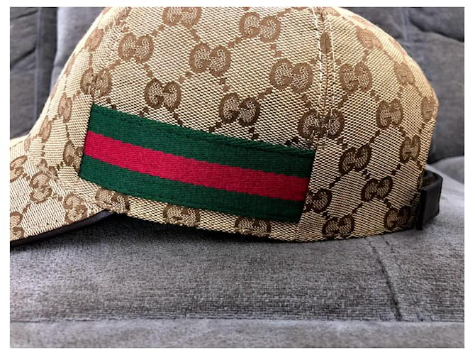 Gucci GG Monogram Baseballkappe Braun - Ansicht 5