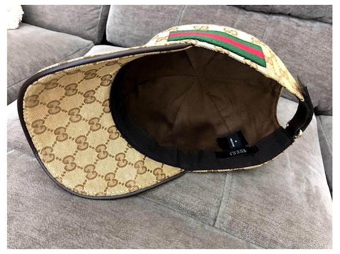 Gucci GG Monogram Baseballkappe Braun - Ansicht 9