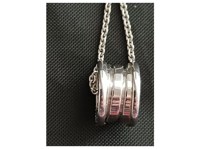 Collana Bulgari B.Zero1 in oro bianco Argento - vista 3