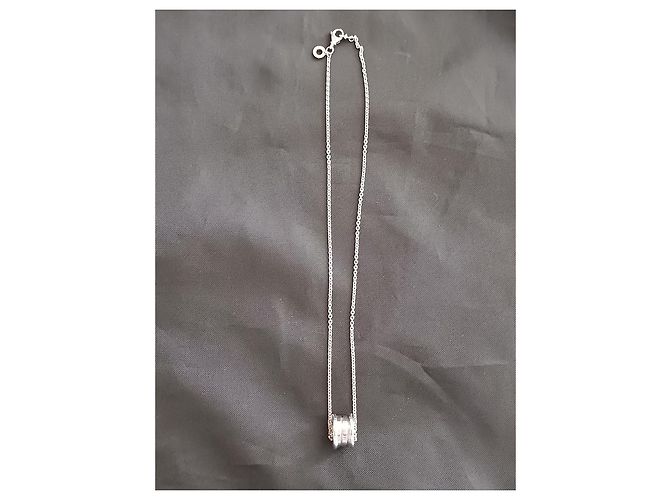 Collana Bulgari B.Zero1 in oro bianco Argento - vista 4