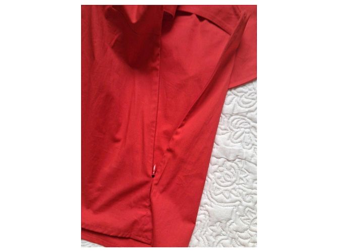 Zapa Paris Top rojo asimétrico con volantes Roja - vista 8