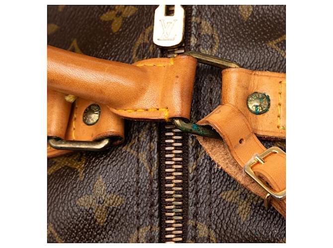Borsa Boston Louis Vuitton Monogram Keepall 55 Marrone - vista 4