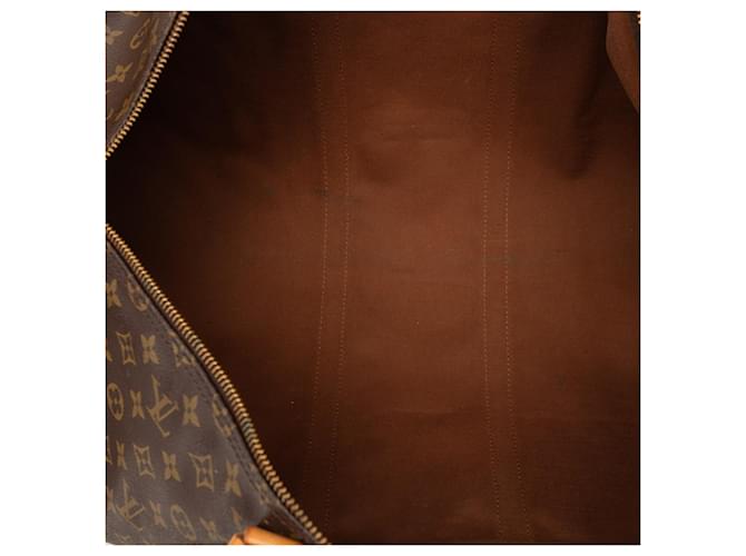 Borsa Boston Louis Vuitton Monogram Keepall 55 Marrone - vista 6