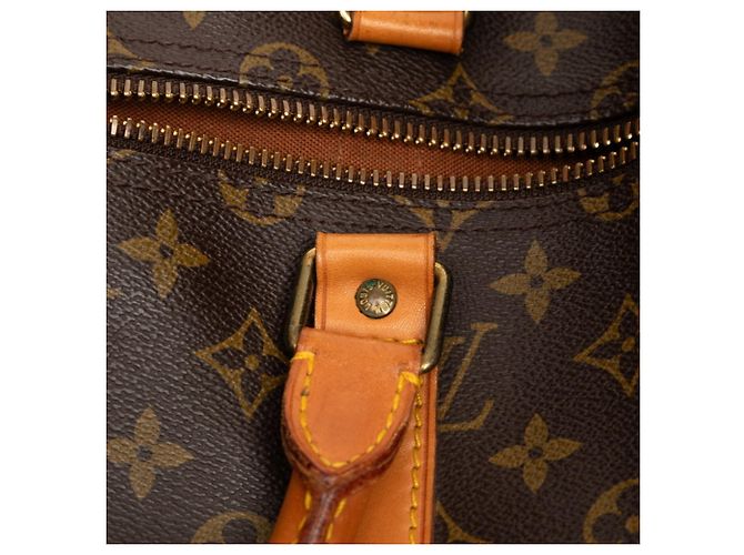 Borsa Boston Louis Vuitton Monogram Keepall 55 Marrone - vista 6