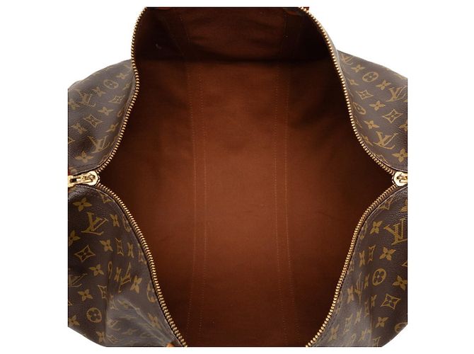 Borsa Boston Louis Vuitton Monogram Keepall 55 Marrone - vista 7