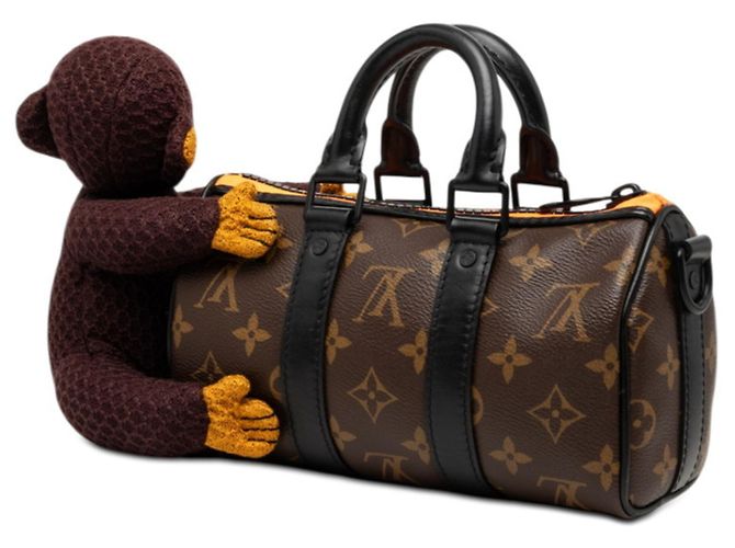 Bolso Louis Vuitton Monogram Keepall XS Castaño - vista 2