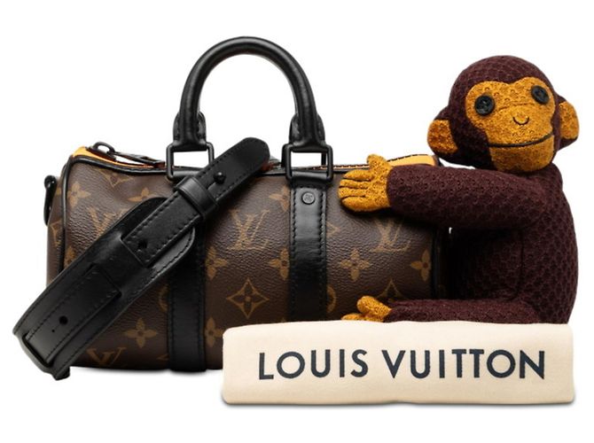 Bolso Louis Vuitton Monogram Keepall XS Castaño - vista 7