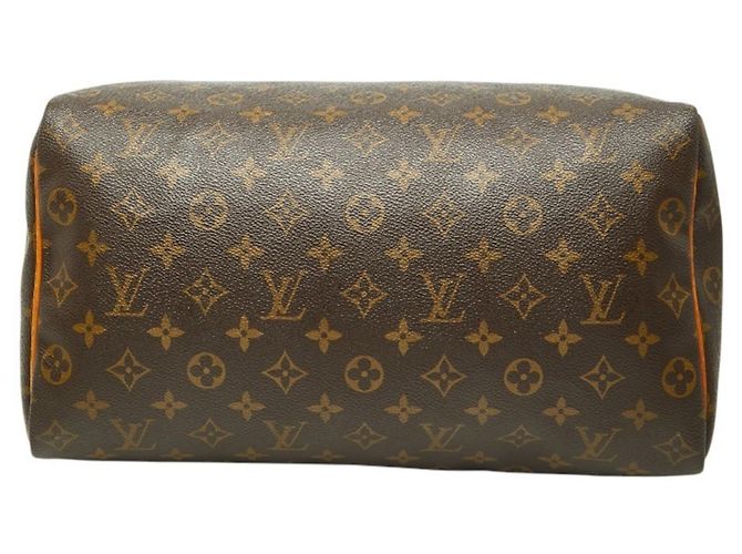 Borsa Louis Vuitton Monogram Speedy 35 Marrone - vista 3