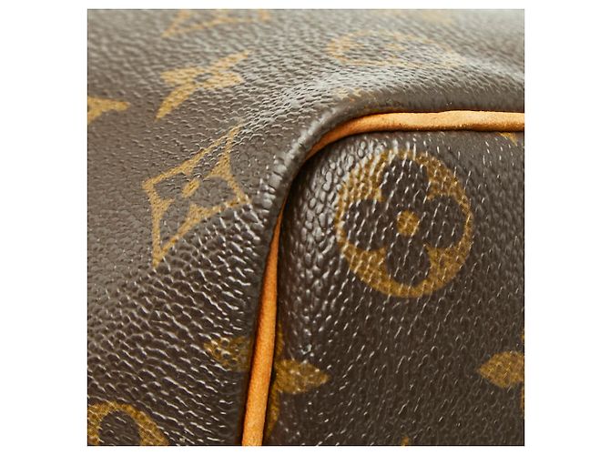 Borsa Louis Vuitton Monogram Speedy 35 Marrone - vista 6