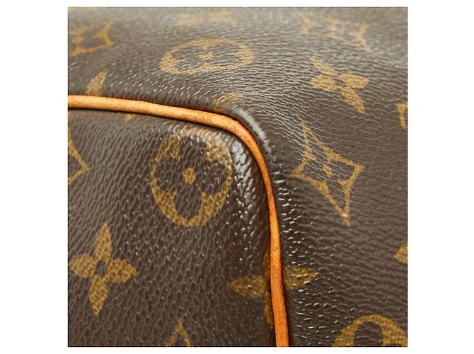 Borsa Louis Vuitton Monogram Speedy 35 Marrone - vista 7