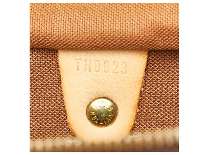 Borsa Louis Vuitton Monogram Speedy 30 Marrone - vista 10