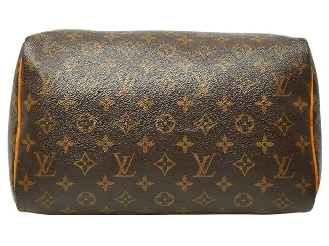 Borsa Louis Vuitton Monogram Speedy 30 Marrone - vista 3