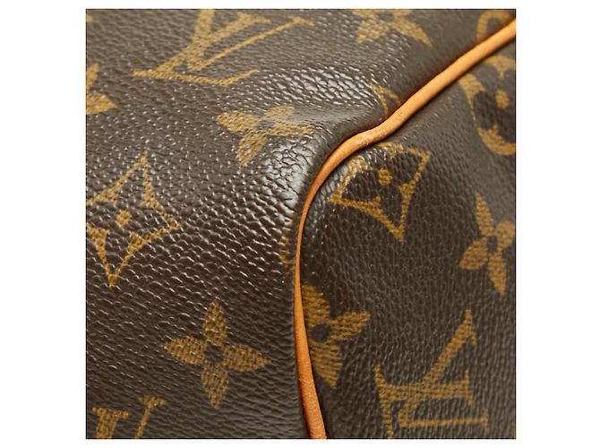 Borsa Louis Vuitton Monogram Speedy 30 Marrone - vista 4