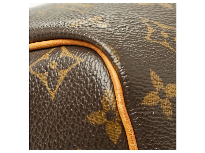 Borsa Louis Vuitton Monogram Speedy 30 Marrone - vista 7