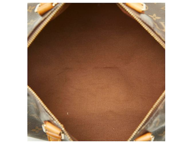 Borsa Louis Vuitton Monogram Speedy 30 Marrone - vista 9