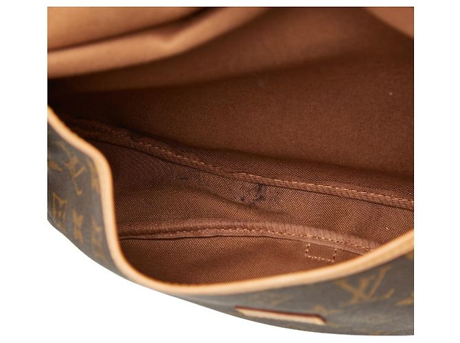 Borsa a tracolla Louis Vuitton Monogram Saumur 30 Marrone - vista 12