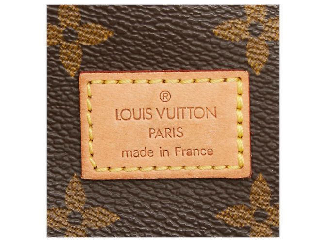 Borsa a tracolla Louis Vuitton Monogram Saumur 30 Marrone - vista 15