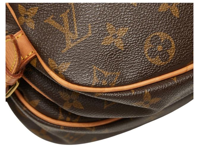 Borsa a tracolla Louis Vuitton Monogram Saumur 30 Marrone - vista 5