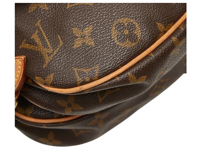 Borsa a tracolla Louis Vuitton Monogram Saumur 30 Marrone - vista 7
