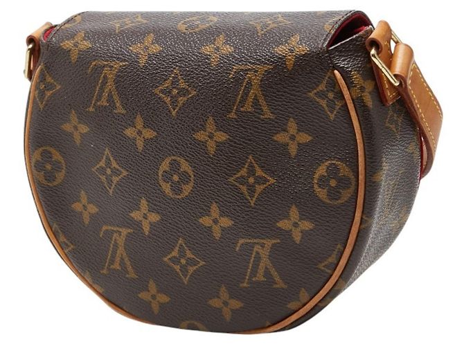Borsa a tracolla Louis Vuitton Monogram Tambourin Marrone - vista 2