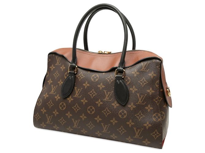 Tote Louis Vuitton Monogram Tuileries Marrone Nero - vista 2