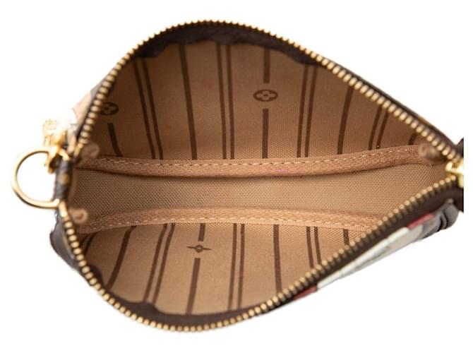 Louis Vuitton Monogram Patch Mini Pochette Accessoires Marrone - vista 4